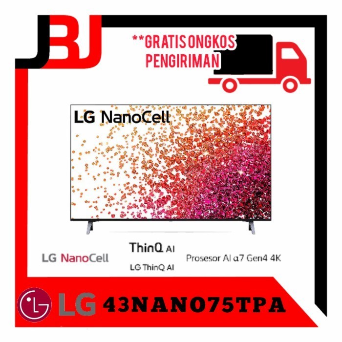 [New] Lg Smart Tv 43 Inch 43Nano75 Lg Tv Nano Cell Nano75 Terbatas