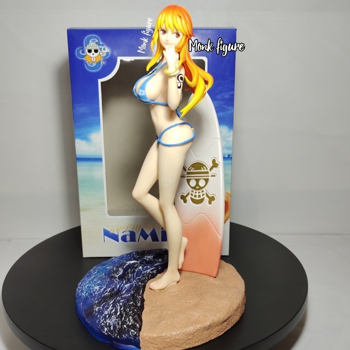 [Ori] Action Figure One Piece Swimsuit Nami Gk Terbatas