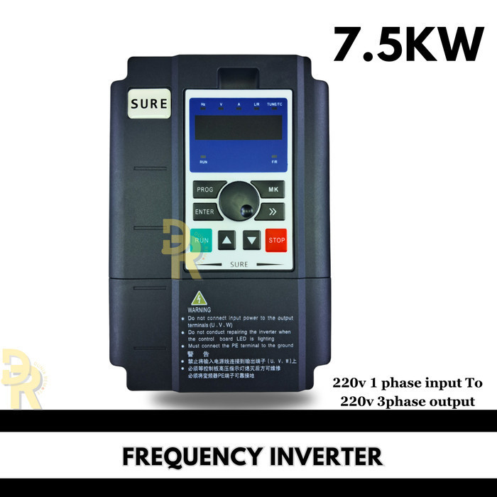 [New] Inverter 7.5 Kw Input 1 Phase 220 V To 220 V 3 Phase Sure Inverter Berkualitas