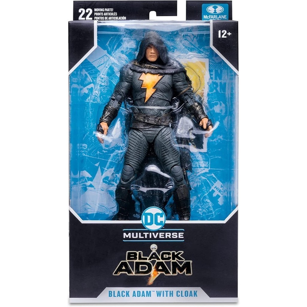 [Ori] Mcfarlane Toys Dc Black Adam - Black Adam With Cloak Limited