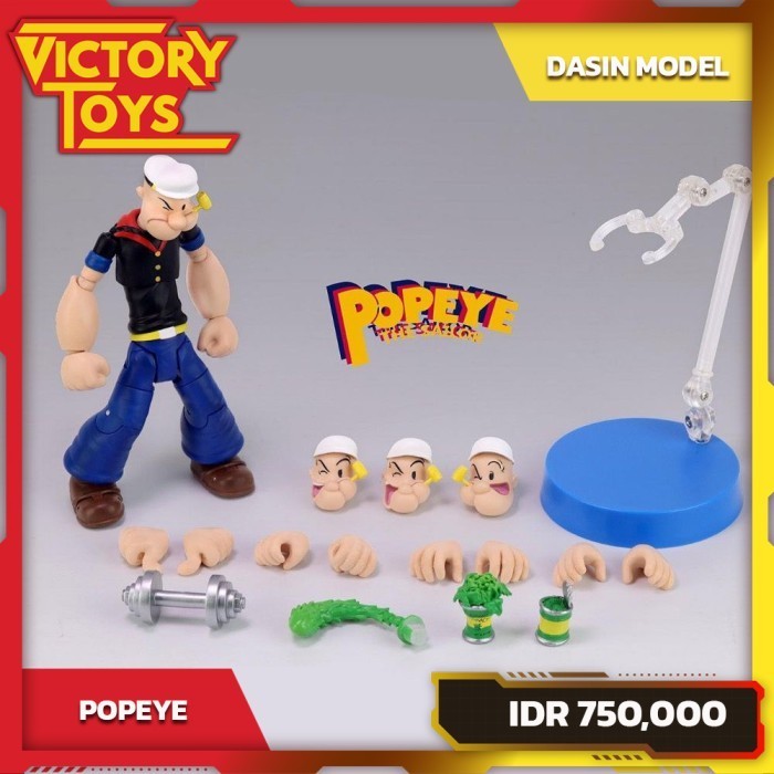 [Ori] Popeye The Sailor Man 1/12 By Dasin Model Berkualitas