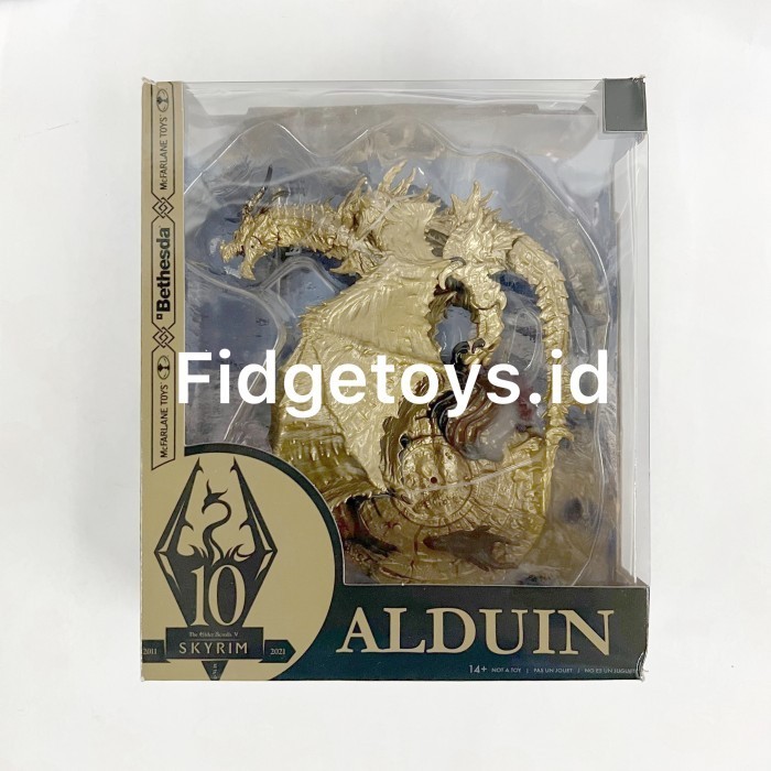 [Ori] Mcfarlane Elder Scrolls - Alduin Gold Berkualitas