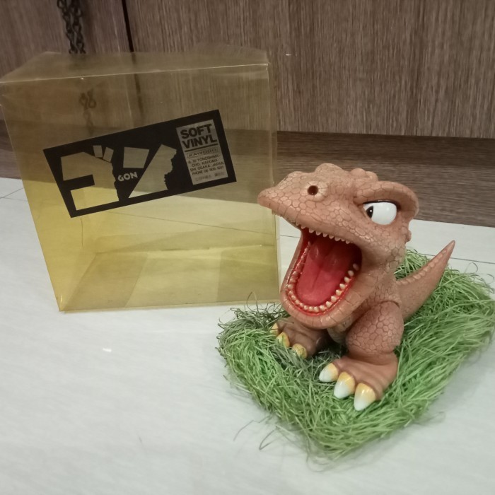 [Ori] Gon Soft Vinyl Figure Vintage Tekken Dinosaurus Mainan Dino Lucu Imut Limited