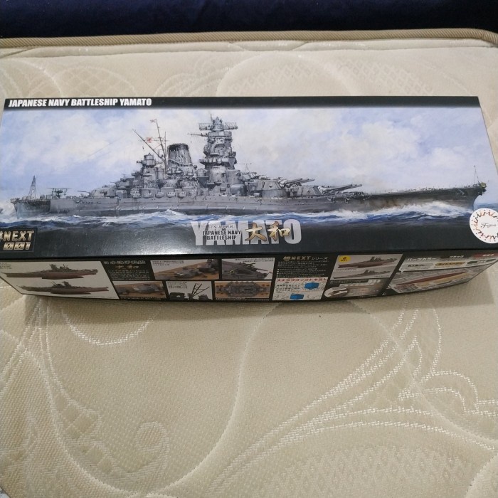 [Original] Ijn Battleship Yamato Next 001 1/700 Model Kit Fujimi Berkualitas