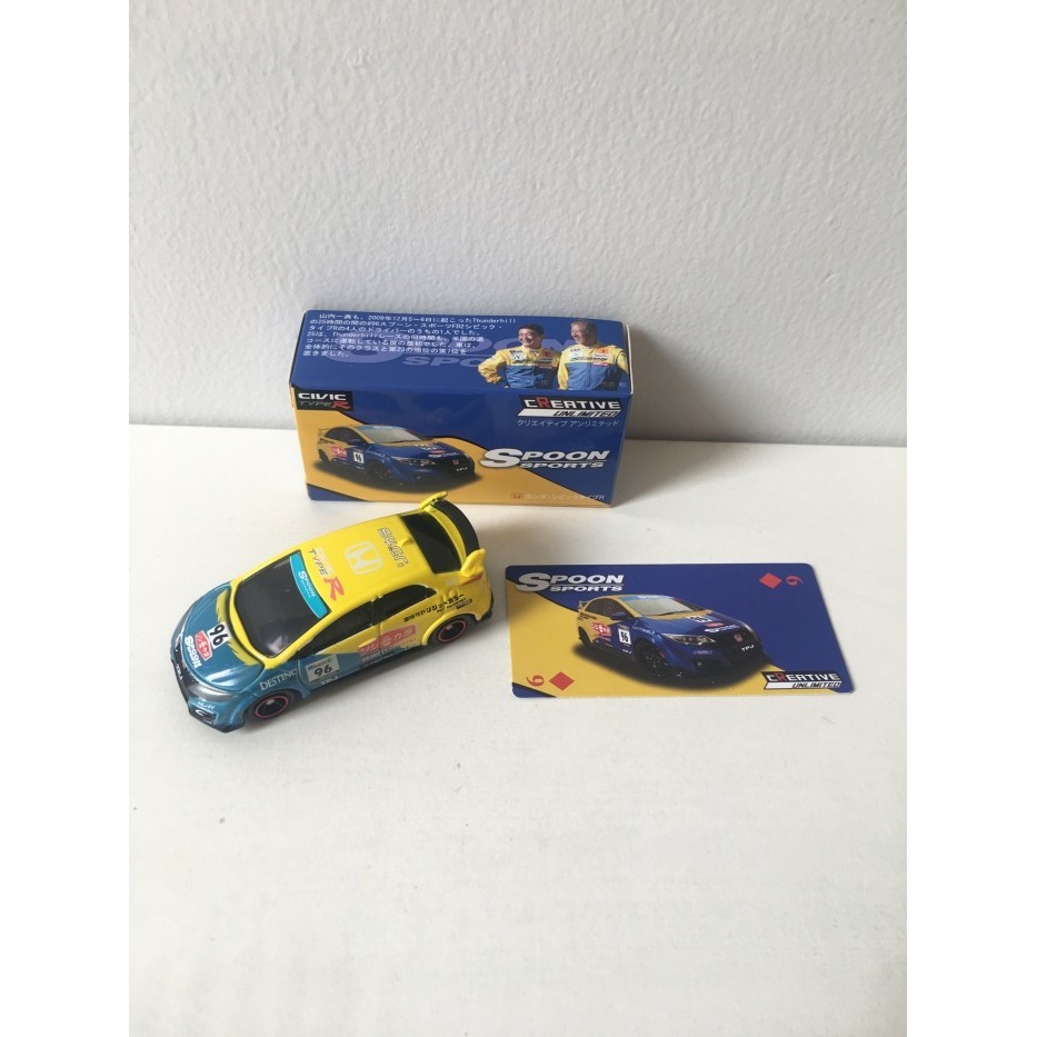 [Original] Tomica Honda Civic Type R Fk2 Spoon Limited