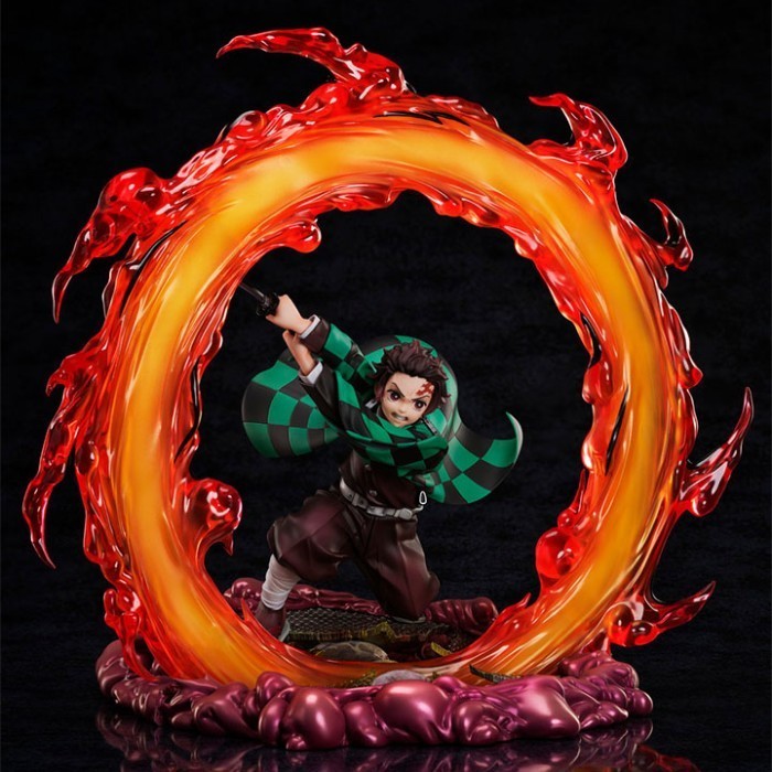 [Original] Aniplex Demon Slayer Tanjiro Kamado Hinokami Kagura 1/8 Scale Figure Terbatas