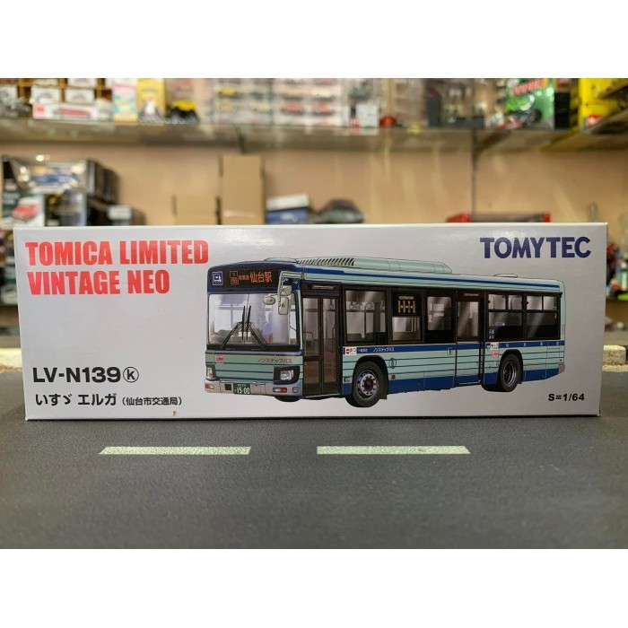[Original] Tomica Limited Vintage Neo Lv-N139K Isuzu Erga Sendai City Terbatas