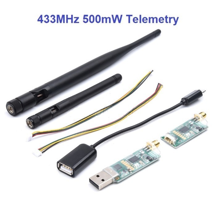 ✅Baru Radio Telemetry 433Mhz 500Mw Air Ground Module Apm Pixhawk Diskon