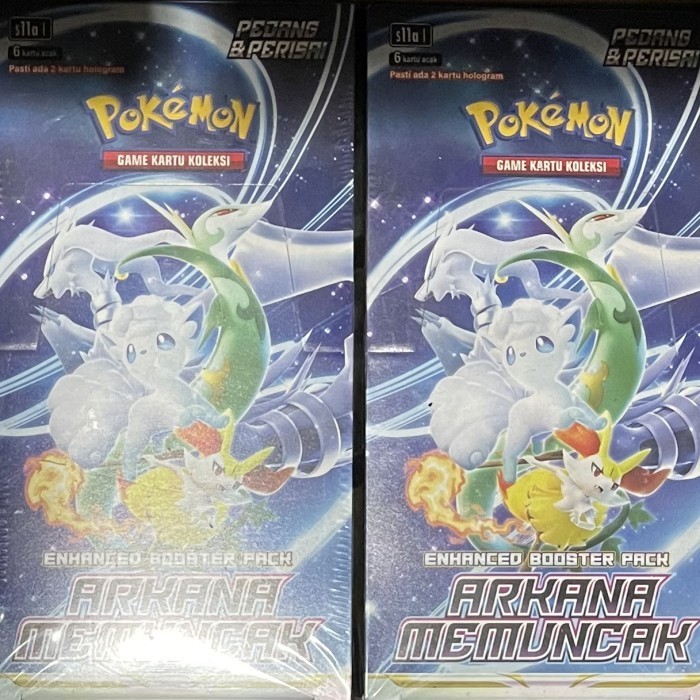 ✅Baru Pokemon Enhanced Booster Box Indonesia - Arkana Memuncak Terbatas