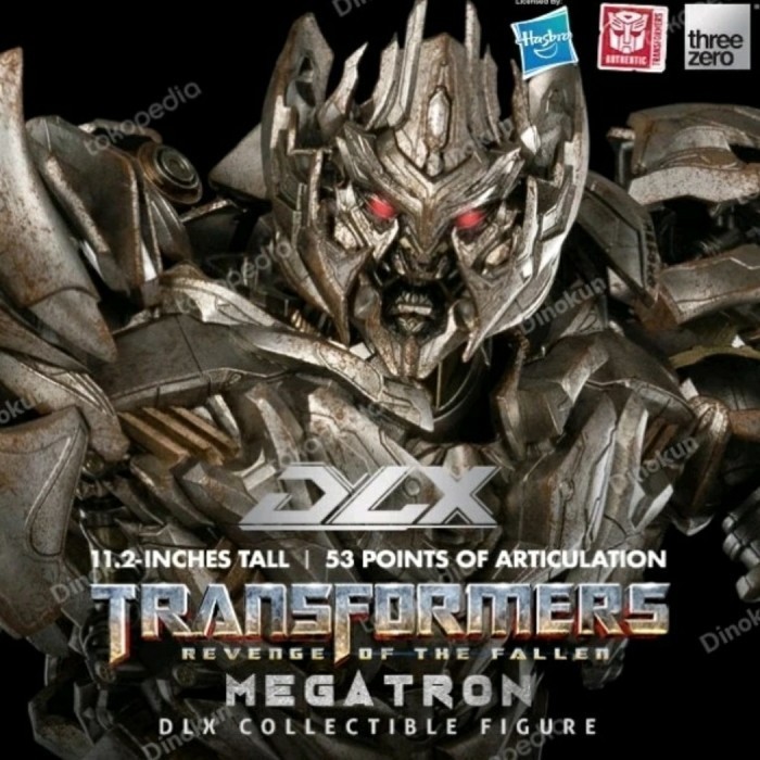 [Ori] Threezero Dlx Megatron Revenge Of The Fallen Transformers Rotf Berkualitas