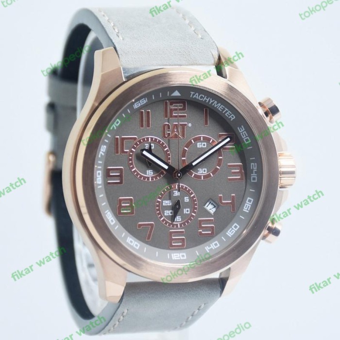✅New Jam Tangan Pria Caterpillar Cat Pu-293-35-119 Leather Original Murah Terbatas