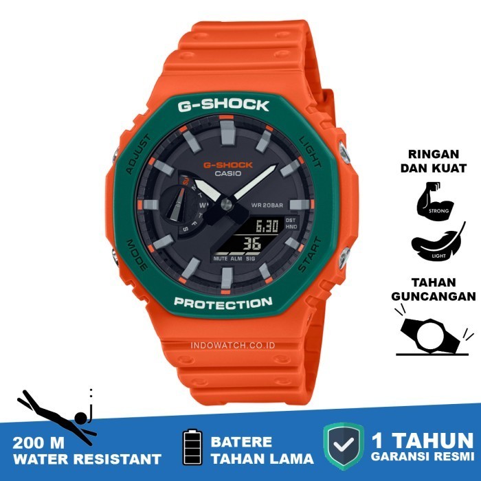 ✅New Casio G-Shock Ga-2110Sc-4A Ga 2100 Ga2100 Original Garansi Resmi Limited