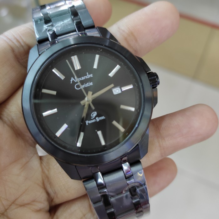 ✅New Jam Tangan Anakog Pria Alexandre Christie Ac 1017 Md Stainless Steel Berkualitas