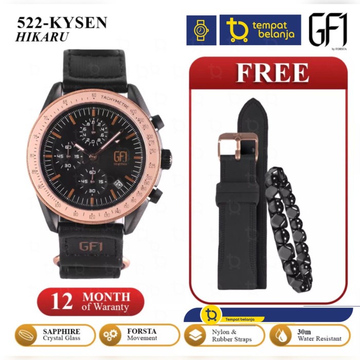 ✅New Ori Jam Tangan Forsta Gf1 Kysen Hikaru Terbatas