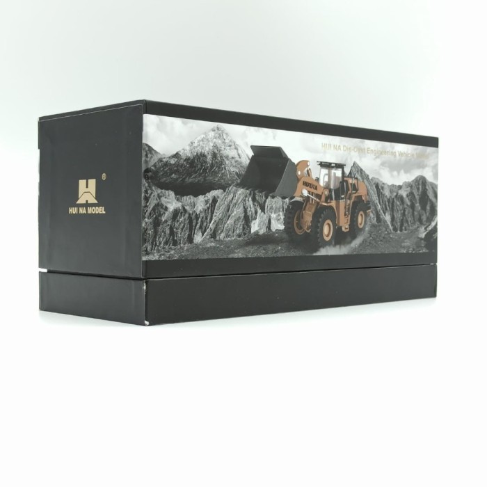 [Original] Diecast Bulldozer Metal Huina 1714-2 Scale 1:50 Huina Toys Die-Cast Terbatas