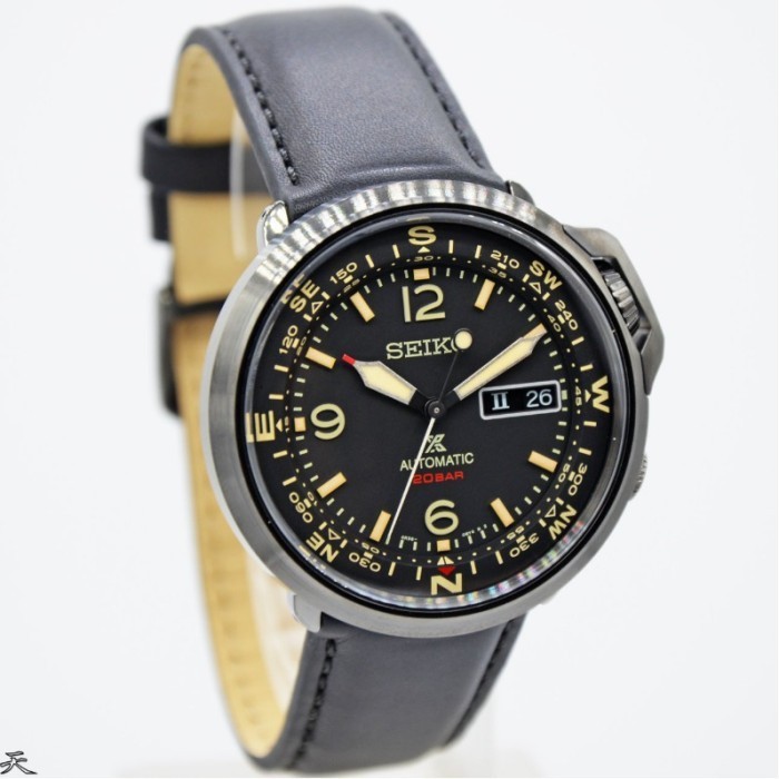 ✅New Ori Jam Tangan Pria Seiko Srpd35K1 Leather Kulit Original Murah Limited