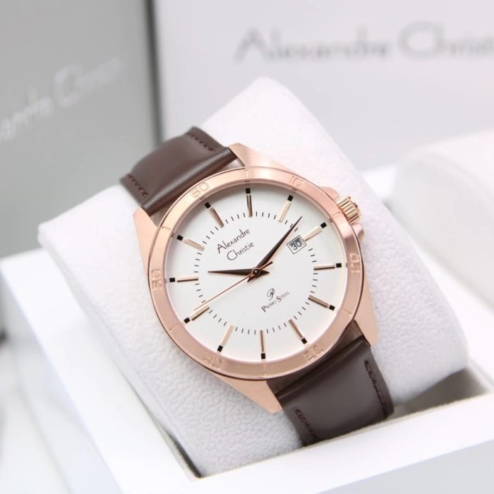 ✅New Alexandre Christie 1011 Ac 1011 Ac 1011 Rosegold Brown Pria Original Limited