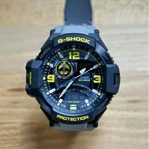 ✅New Ori Jam Tangan Casio Gshock G-Shock Ga1000 Ga-1000-8A Original Berkualitas