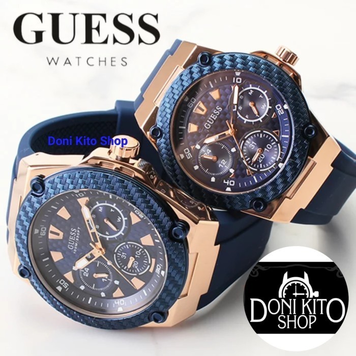✅New Ori Jam Tangan Couple Guess Original W1049G2 / W1094L2 Harga Sepasang Terbatas