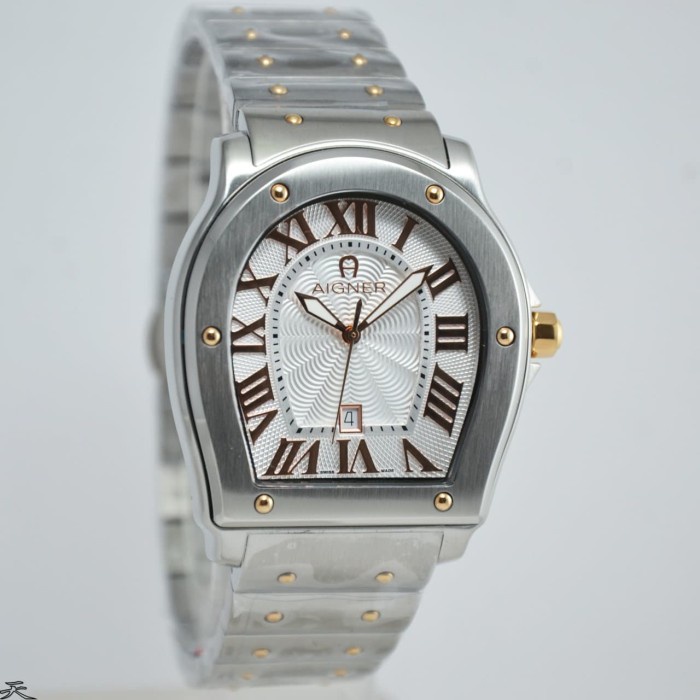✅New Ori Jam Tangan Pria Original Aigner Signa A105104 Swiss Made Terbatas