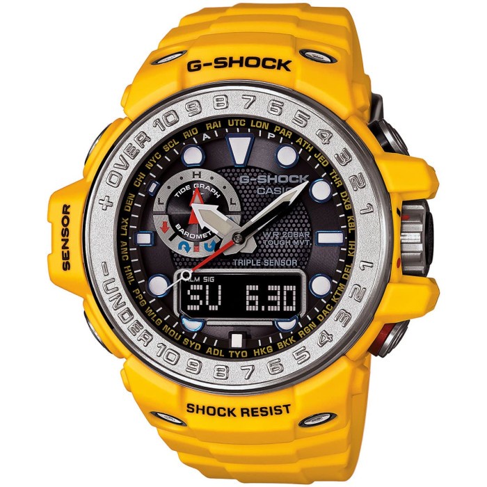 ✅Original Jam Tangan Pria Casio G-Shock Gwn1000-9A Gulfmaster Yellow Original Terbaru