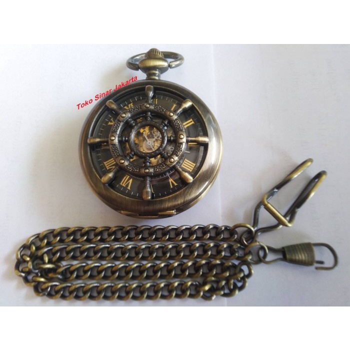 ✅Original Jam Saku Kantong Mekanik Antik Pocket Watch Mechanical Vintage Tipe G Diskon