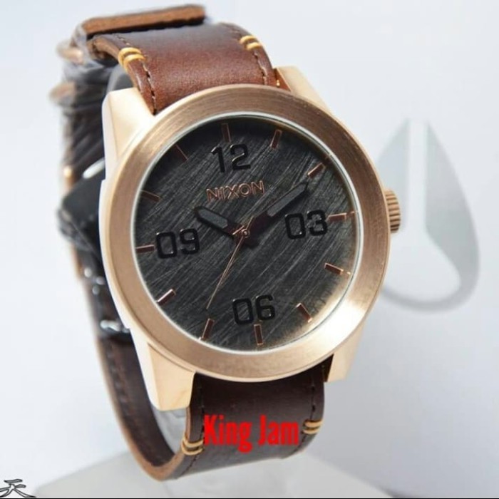 ✅Original Jam Tangan Pria Nixon A243200100 Original Brown Rosegold Terbatas