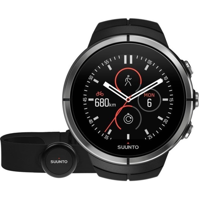 ✅Ready Jam Tangan Suunto Spartan Ultra Black Hr Ss022658000 Garansi Resmi Terbaru