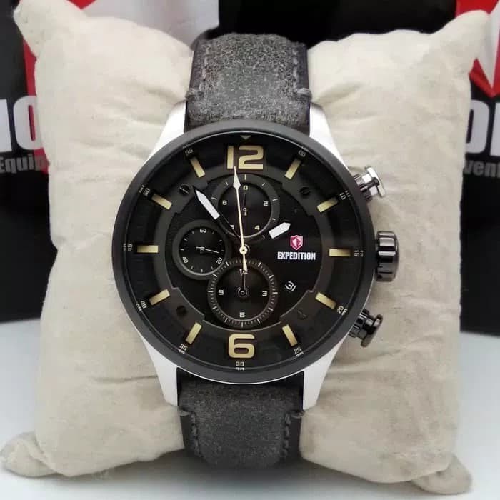 ✅Ready Jam Tangan Pria Expedition E6775 Silver Black Grey Original Diskon