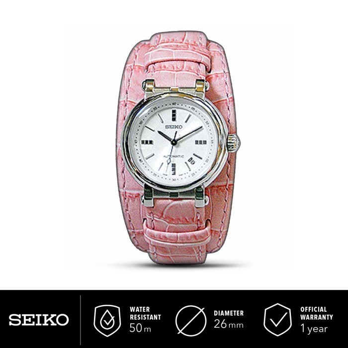 ✅Termurah Jam Tangan Wanita Seiko Automatic Kulit Suf019K2 Pink Leather Original Berkualitas