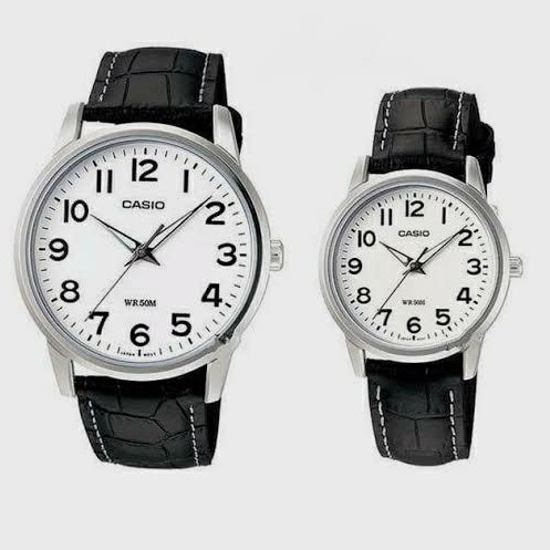 ✅Termurah Casio Ltp-1303/Mtp- 1303 Dial Putih  Couple  Limited