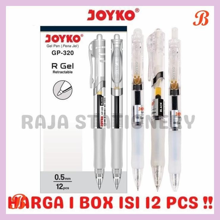 

| KG | JOYKO GEL PEN RGEL PENA PULPEN JOYKO CETEK R-GEL GP-320 1 BOX 12 PCS