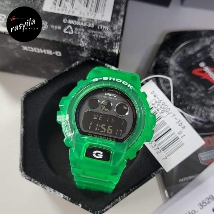 ✅Ori Casio G-Shock Gshock Dw-6900Jt / Dw6900Jt - 3Dr Green Terbatas