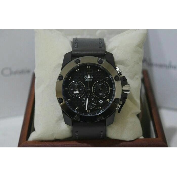 ✅Ori Jam Tangan Pria Alexandre Christie Original Ac 6290 Mcl Grey Black Terbaru