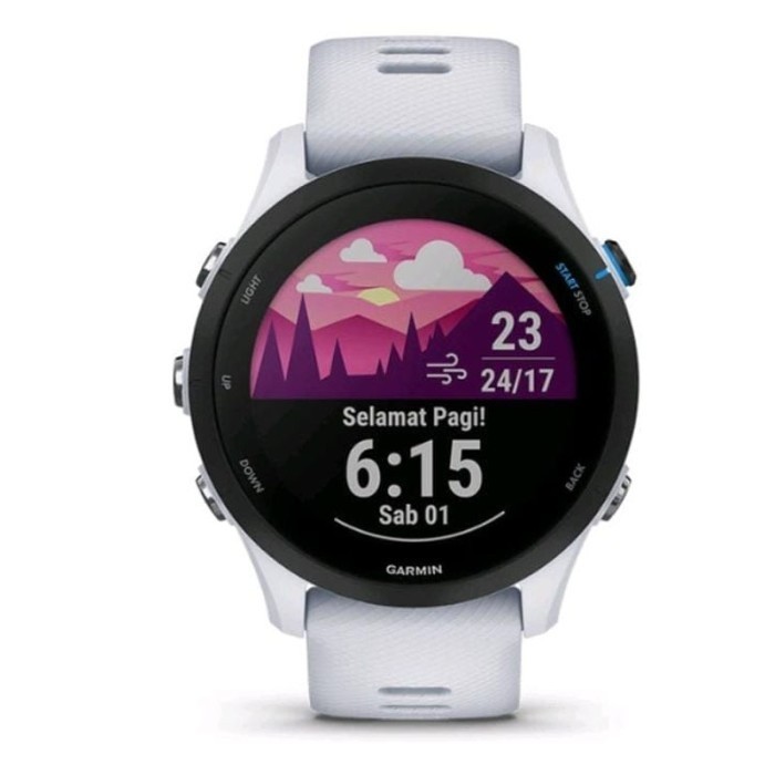 ✅Ori Jam Tangan Garmin Forerunner 255 Gps White Tharabbit Jam Pria Wanita Terbatas