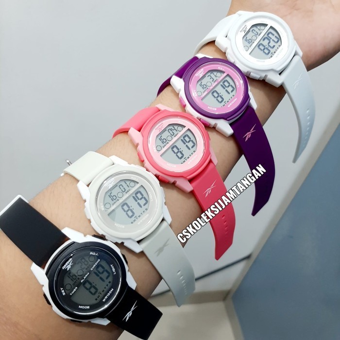 ✨Baru Jam Tangan Wanita Reebok Rv-Hal-L9-Pwie-We Digital Pure Grey Original Terbatas