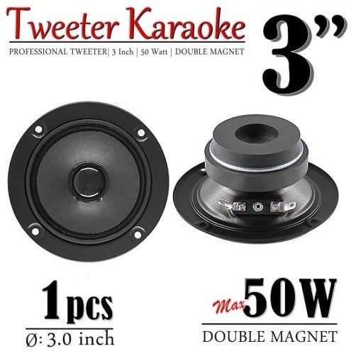 hm02 Tweeter Double Magnet 3 inch Tweter 8Ohm Max 50W Audio Speaker Treble