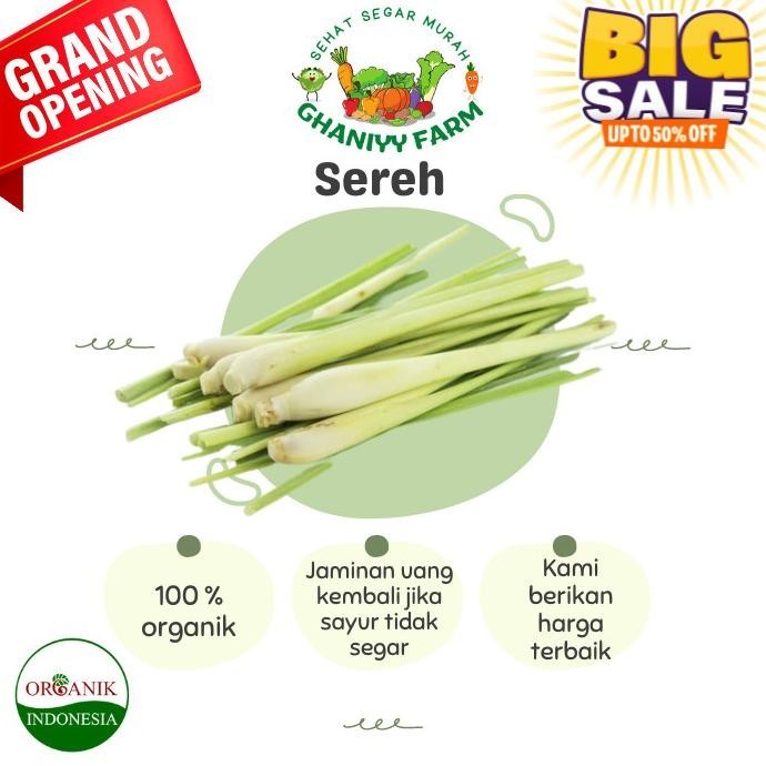 

Termurah Rempah organik sereh organik
