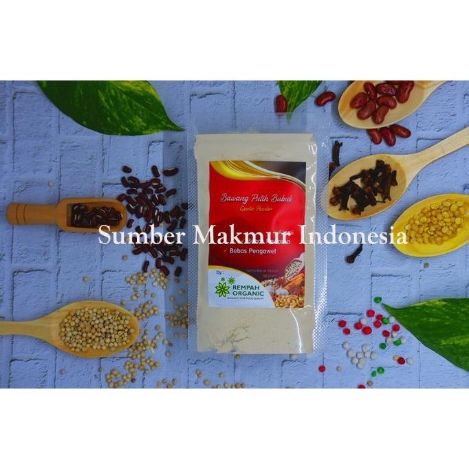 

Termurah Bawang Putih Bubuk / Garlic Powder Cap Rempah Organic 50 Gram