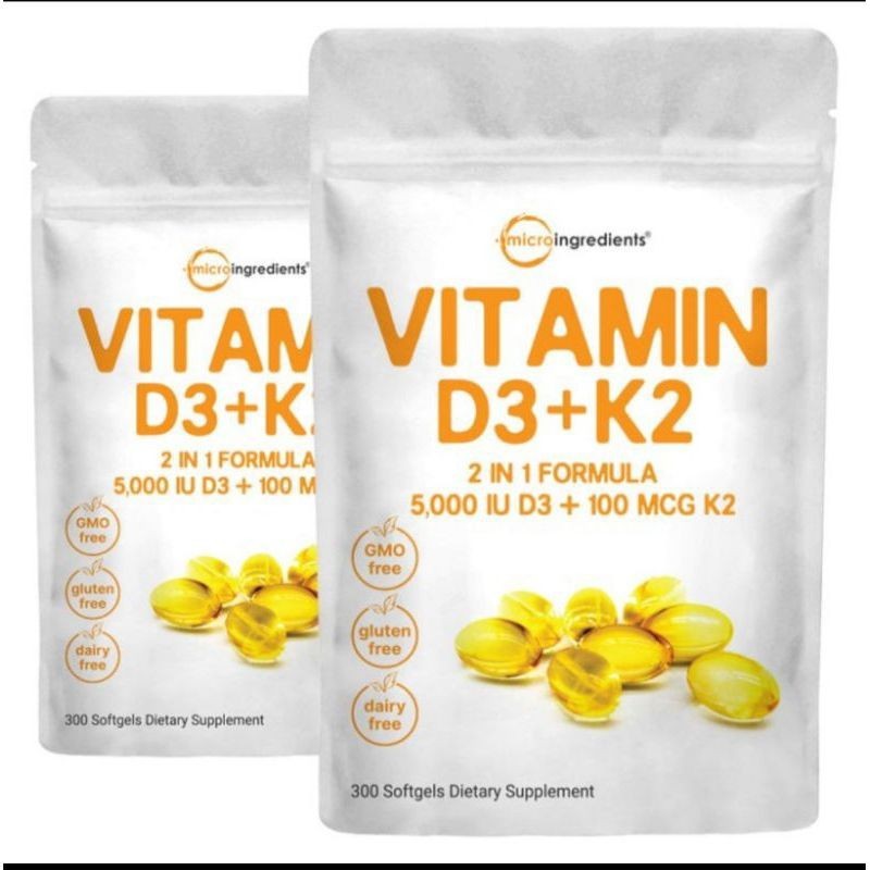 MICROINGREDIENTS VITAMIN D3 5000IU+K2 300 SOFGIEL