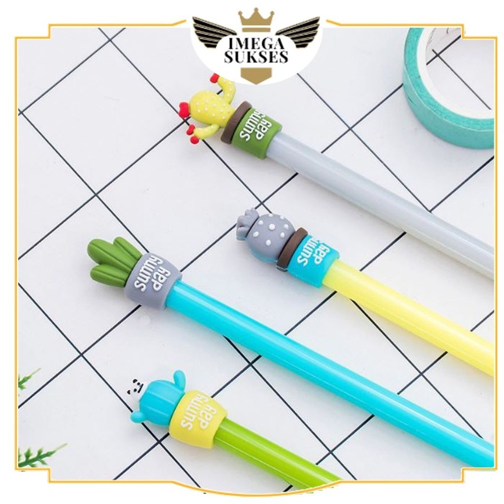 

PHG - Pena Karakter Kaktus Pulpen Cactus Karakter Lucu Warna Warni Bolpen Cute Tinta Gel Alat Tulis Kantor Sekolah Murah t