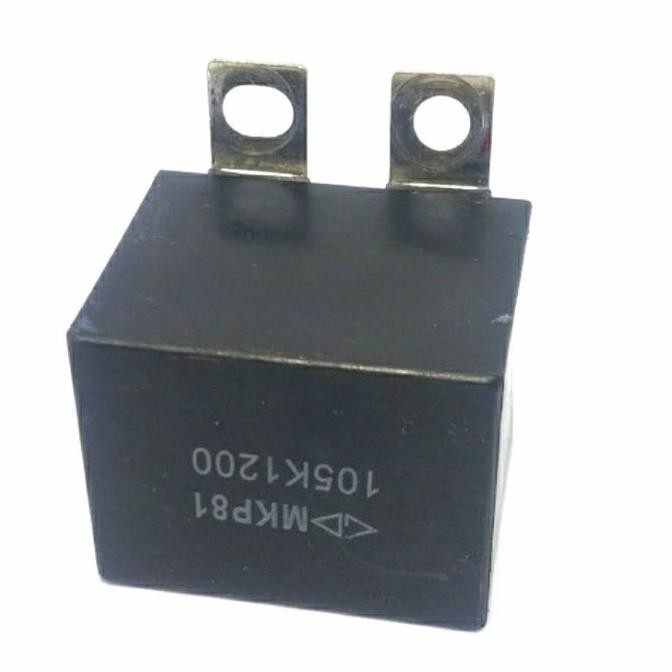Update Kapasitor MKP baut 1uf 1.0uf -+10% 1200v 1200vdc 500v 500vac MKP81 dre3 Buru Order