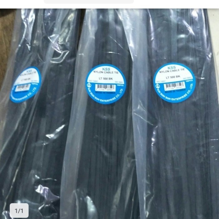 

Promo Kabel Ties Hitam Kss Lebar 9Mm Panjang 50Cm/Nylon Cabel Ties Kss