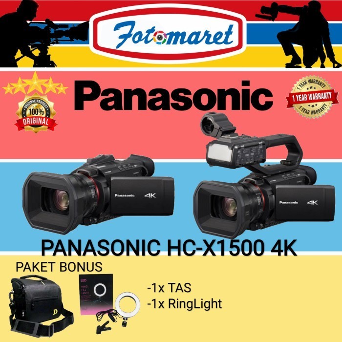 Ready PANASONIC HC-X1500 4K UHD HDMI PRO / CAMCORDER PANASONIC HC-X1500 4K
