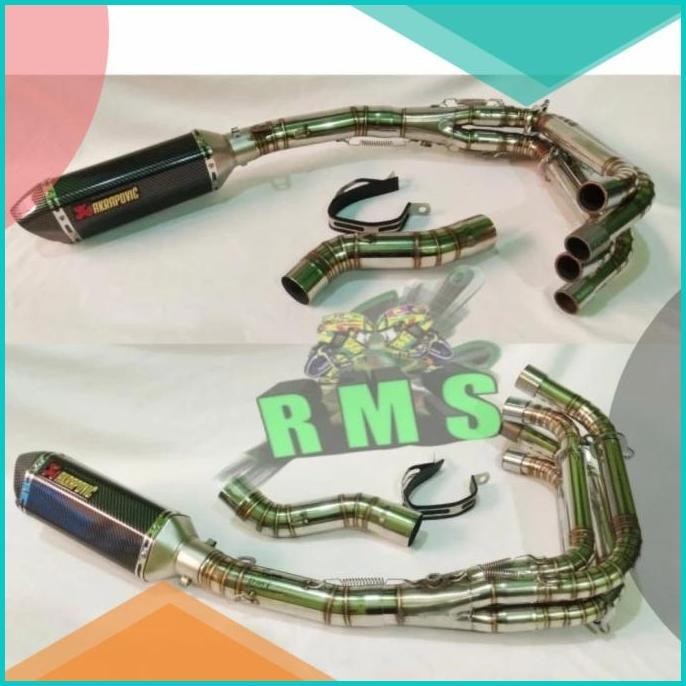 Knalpot SC Project Carbon Motor Zx25r ZX 25 R Fullsystem 2opsi header