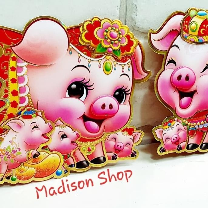 

DFG - Gambar Babi Tiduran Small Stiker Fu Hoki Imlek 2019 Parcel Imlek TERLARIS