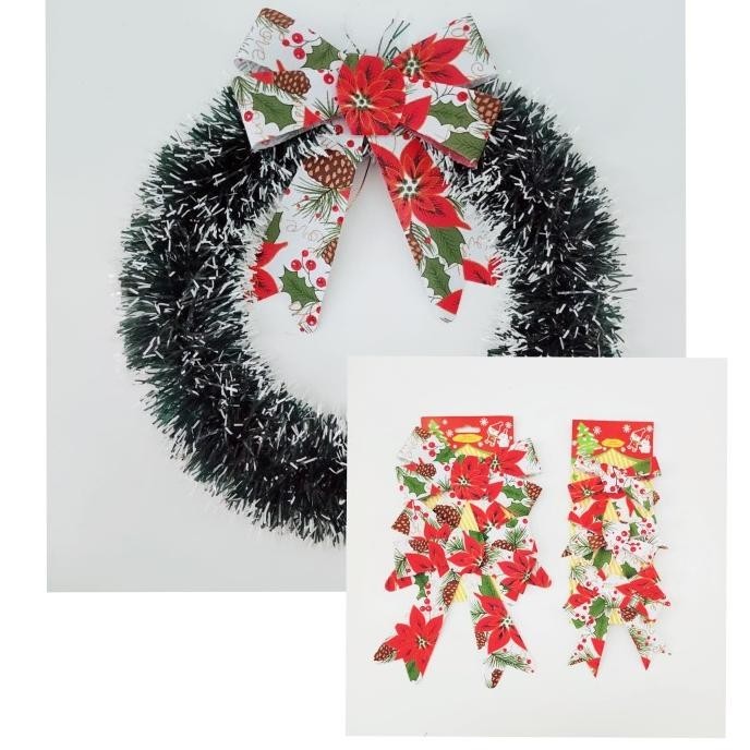

DFG - Pita Natal Set Isi 3 Termurah Dekor Parcel Pita Pohon Natal Kado Murah TERLARIS