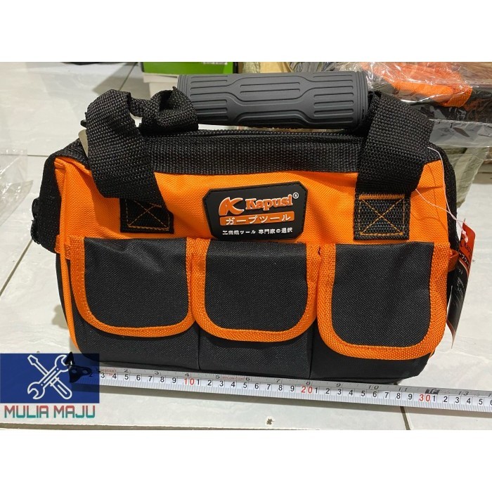 

[Baru] Tools Bag Kapusi / Tas Peralatan Alat Tukang 13Inch Kapusi Limited
