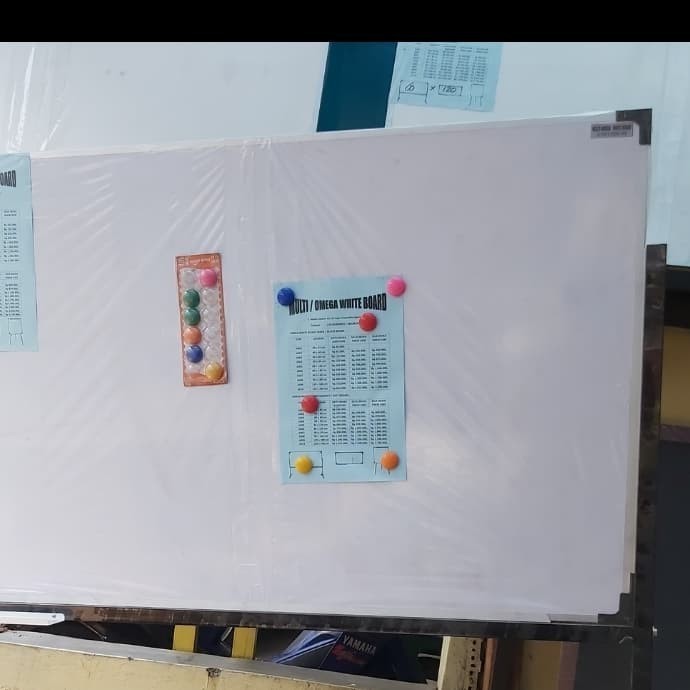 

[Baru] White Board Magnetik 60 X 120 Cm Berkualitas