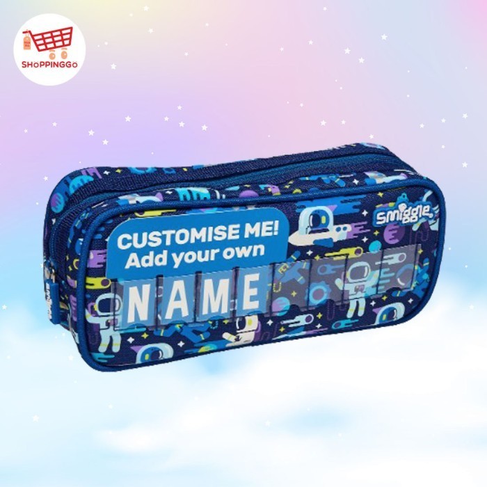 

[Baru] Smiggle Smiggle Pencil Case Cruiser Id See Cloud 9 - Astronouts Terbaru